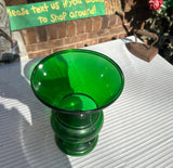 Large Green Glass Vase