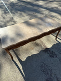 Wooden Coffee Table With Marble Top