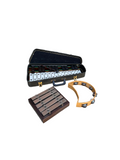 Trio of Wooden and Metal Instruments