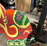 Jumbo Swedish Horse Nordic Hand Painted Sculpture
