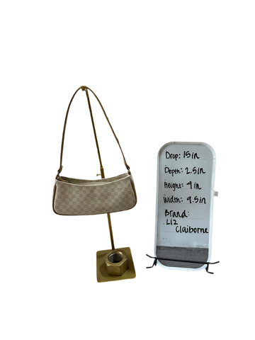 Small Tan Liz Claiborne Hand Bag