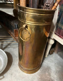 1970s Tall MCM Brass Umbrella Stand