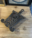 Vintage Small Detailed Cast Iron Trivet