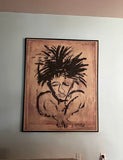 Resting by Abdoul Kader Boly, Framed