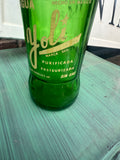 Vintage Mexican Yoli Green Glass Bottle