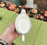 Mid-Century Gravy Saucer Reticulated Design Flower