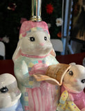 Nursery/Kids Room Bunny Ceramic Vintage Lamp