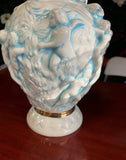 Hint of Blue Venetian Style Ceramic Jar
