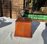 Vintage Eagle Ice Box With Lid
