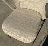 Vintage Gray Abstract Coalesse Steelcase Accent Chair