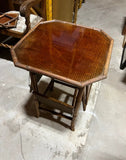 1970s English Tortoiseshell Bamboo Planter With Detachable Shelves