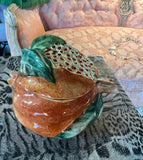 Small Ceramic Vintage Pomegranate Dish