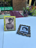 Pair of Vintage Frames With Black and White Portraits