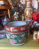 Asian Chinoiserie Medium Size Ceramic Planter