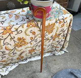 Hand Carved Wooden Sleek Style Cane