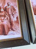 African American Family in Frame, Pair
