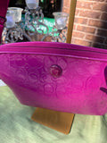 Fuchsia Pink Coach Flat Crossbody Purse