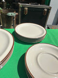 Vintage Desert Sand Grace Stoneware Collection of Plates and Mugs