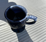 Instant Collection Vintage Coffee Cups With Pedestal Stands and Eagle Accents