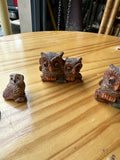 Collection of Small Owl Figures