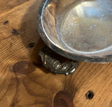Oval Silver Tray With Detailed Handles