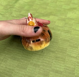 Small Ceramic Chicken Pin Cushion