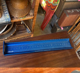 Vintage Ketch Blue Metal Shoe Sizer