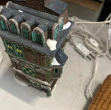 Trio of Vintage Christmas Village Houses