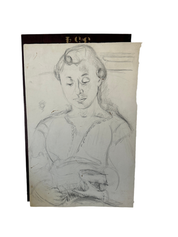 Minimalist Sketch, Drawing of Woman