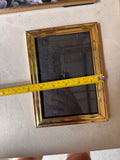 Trio of Simple Black and White Photos and Gold Frames