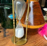 Small Brass Hourglass