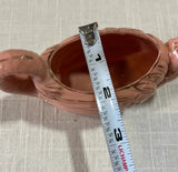 Lemon Gravy Pink Ceramic Boat