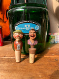 Pair of Wooden Carved Italian Wine Corks