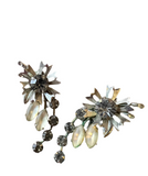 Pair of Silver and Diamond Hair Clips