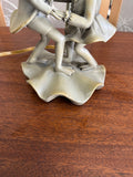 1970s Ceramic Vintage Dancing Frogs Table Lamp with Shade