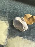 Pair of Ceramic Bunny and Bird Salt and Pepper Shakers