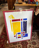 Art Deco, Abstract Framed Art Piece