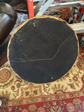 Round Hummingbird Needlepoint in Frame
