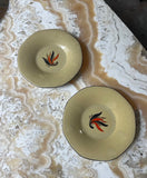 Pair of Small Ceramic Swedish Decorative Plates