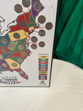 Vintage United States Quarter Map