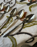Collection of Silver Rough Edged Spoons- Set of 7