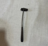 Small Silver and Wooden Doctors Claw Hammer Tool