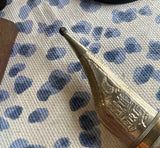 Beautiful Vintage Asian Style Silver and Brass Letter Opener