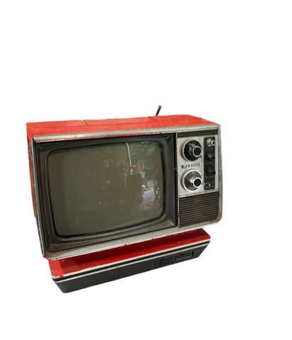 Mid Century Modern Orange Zenith Television