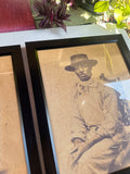 Group of Four Frames With Vintage Prints of African American Man