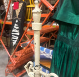 White Metal Vintage Floor Lamp