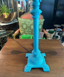Bright Blue Tall Table Lamp