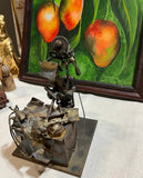 Joesph Romano "The Attorney" Copper and Brass Sculpture, Signed by Artist