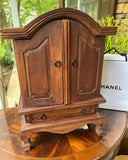 Small Wooden Persian Jewelry Box Chest Style