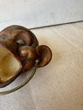 Ceramic Monkey Head Ashtray
